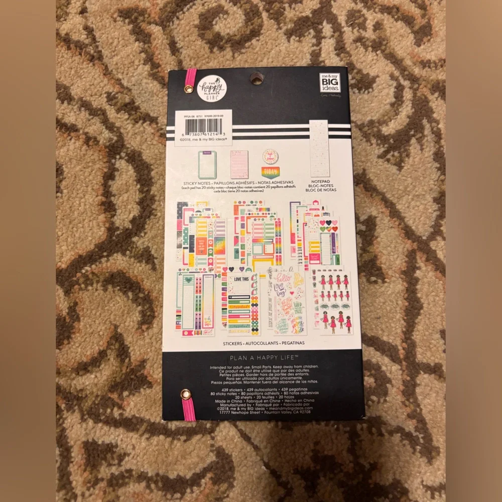 The Happy Planner Accessory Book trendsetter, glam girl & hobby lobby edition